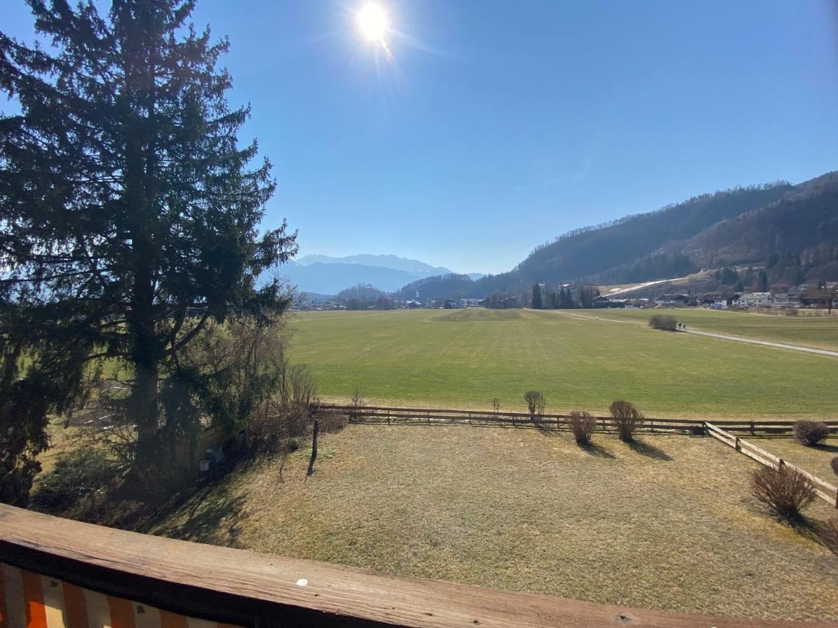 Ferienwohnung Panoramablick - Alpenmagie Suites Oberaudorf Eksteriør bilde